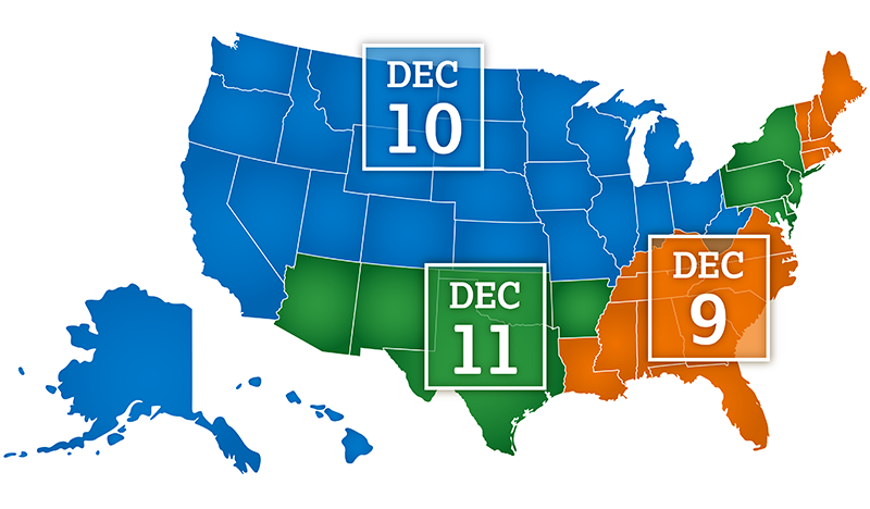 PSAT/NMSQT scores are released depending on what state you're in, starting on December 9th.